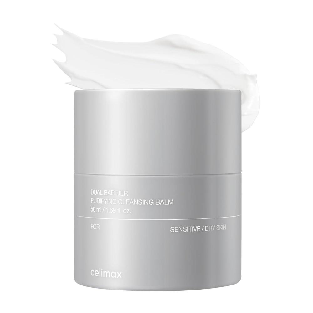 image:imagecelimax Dual Barrier Purifying Cleansing Balm  with Ceramides Waterproof Makeup Remover Pore Cleansing Daily Use Cleanser Grind Container 50ml17 Ounce Pack of 1