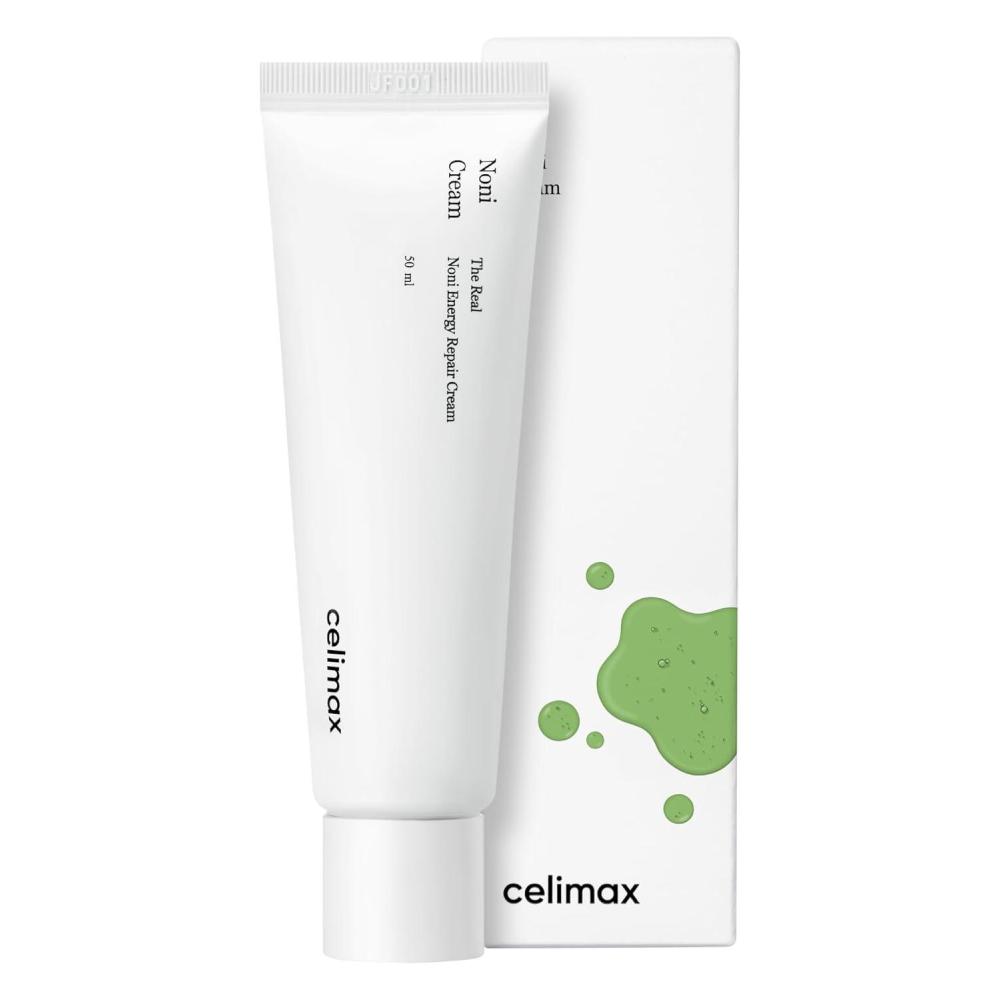 image:imagecelimax The Real Noni Energy Repair Cream  with Ceramide Moisturizing Soothing Hydrating Anti Aging Brightening For Wrinkle amp Fine Line For Sensitive Dry Oily Skin 50ml