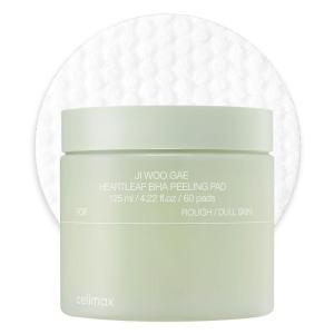 celimax Ji.Woo.Gae Heartleaf BHA Peeling Pad | Pore Care, Exfoliating Double-Side Toner Pads, Facial Peels, Hydrating, Tea Tree, For Acne Prone & Breakouts, Christmas Gift, Stocking Stuffers (60pads)(Peeling Pad)