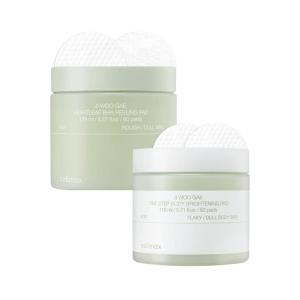 celimax Ji.Woo.Gae Heartleaf BHA Peeling Pad(60 pads) + ONE STEP Body Brightening Pad 110ml (60 pads) Bundle