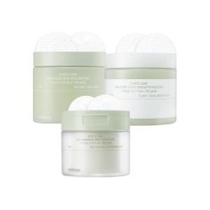 celimax Ji.Woo.Gae Heartleaf BHA Peeling Pad(60 pads) + ONE STEP Body Brightening Pad 110ml (60 pads) + Ji.Woo.Gae Cica BHA Blemish Toner Pad (60 Pads) Bundle