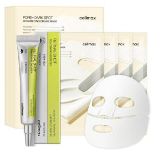 celimax Retinal Shot Tightening Booster & Pore Dark Spot Brightening Cream Mask 4EA | Home Aesthetic Duo
