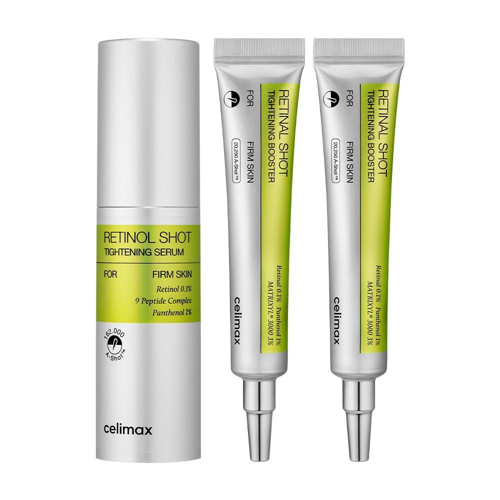 image:imagecelimax Retinol Shot Serum 30ml  Retinal Shot Booster 15ml Antiaging Gift Set