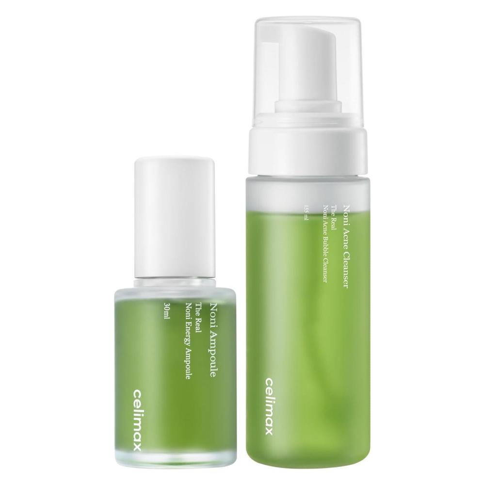 image:imagecelimax Noni Energy Ampoule 30ml  Noni Acne Bubble Cleanser 155ml Bundle
