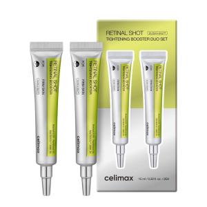 celimax The Vita A Retinal Shot Tightening Booster + Retinol Serum Set Global Exclusive | | 0.1% Retinal, 3% Matryxyl, High-Strength Retinoid for Anti-Aging, Pore Minimizer, Wrinkles & Fine Lines(1.0 Ounce (Pack of 1))